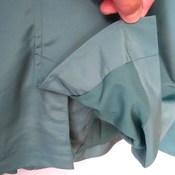 Susan Graver Water Resistant Anorak Jacket with Hood, Sage Leaf, 1XP - Picture 10 of 12